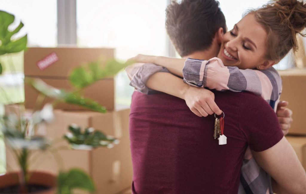 Homebuyers discussing how much house they can afford